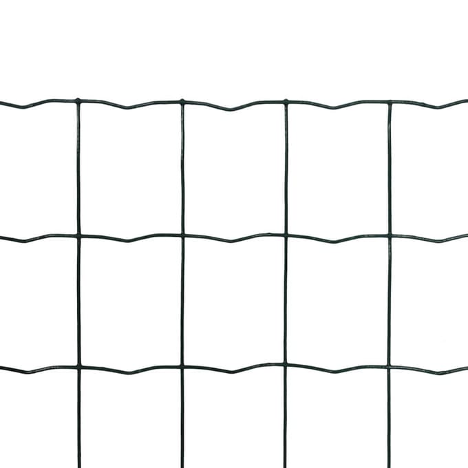 vidaXL - Euro - hek - 10x1,2 - m - staal - groen