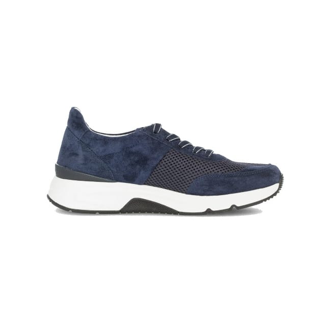 Gabor rollingsoft sensitive 86.897.36 - dames rollende wandelsneaker - Blauw - maat 38.5 (EU) 5.5 (UK)