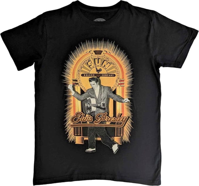 Elvis Presley - Elvis Dancing Heren Tshirt - S - Zwart