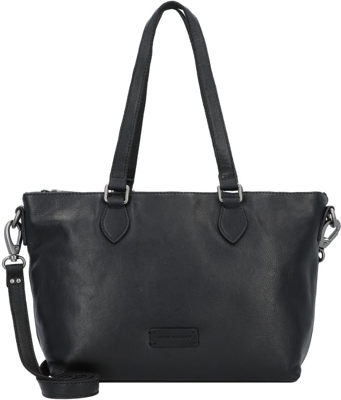 Jack Kinsky Schoudertas Leer 27 cm - Dames - schwarz
