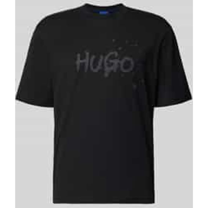 Regular fit T-shirt van pure katoen model 'NIEROFIX_U261'