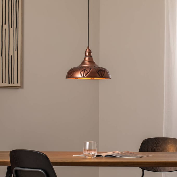 Opviq Hanglamp Saglam, koper, metaal, Ø 32 cm, E27
