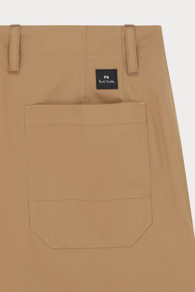 Paul Smith Patch Pocket Short Camel Größe: W28 | Kurze Sporthosen Outlet | Herren | Braun