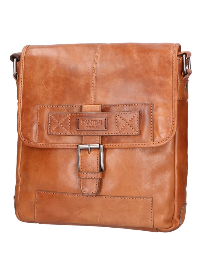 Santini schoudertas unisex TAN
