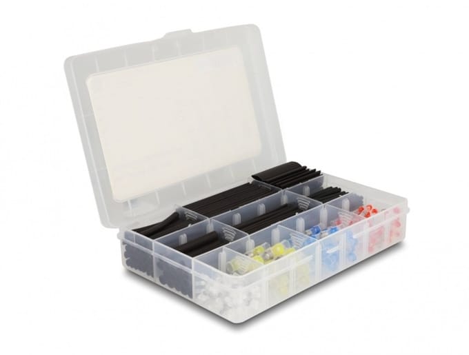 Delock 20907 Krimpkous assortiment Meerdere kleuren 2.0 mm 1.0 mm Krimpverhouding:2:1 1 stuk(s)