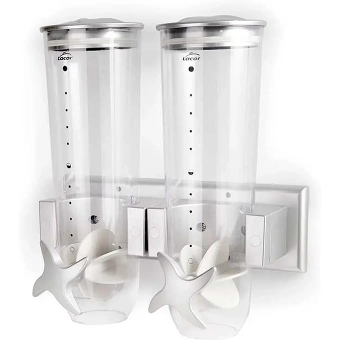 Dubbelwandige graandispenser Lacor 2x1,5 L