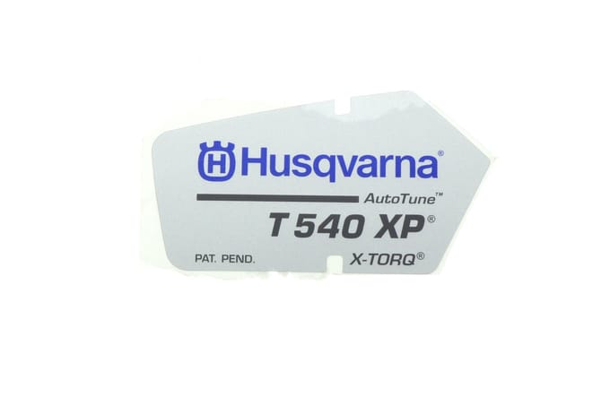 Husqvarna t540xp starterkap sticker
