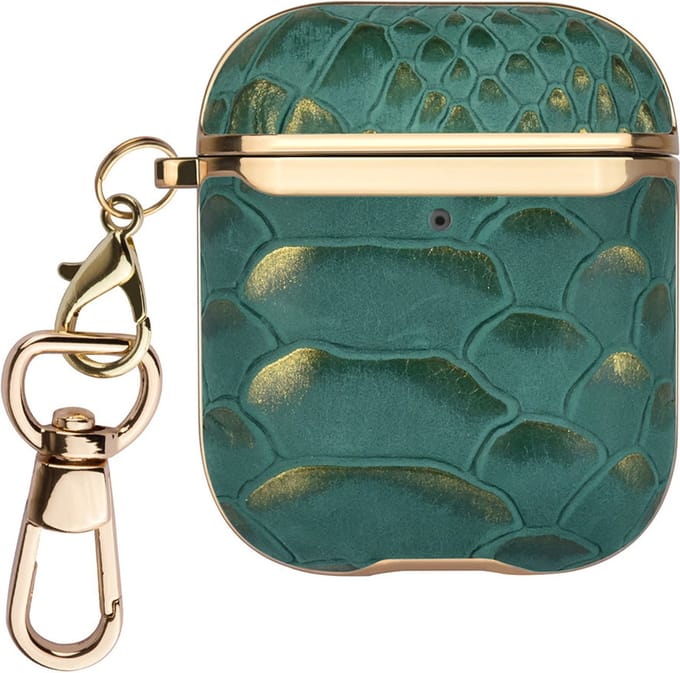 UNIQ Accessory Airpods - Airpods 2 Case - Snake Leather Groen