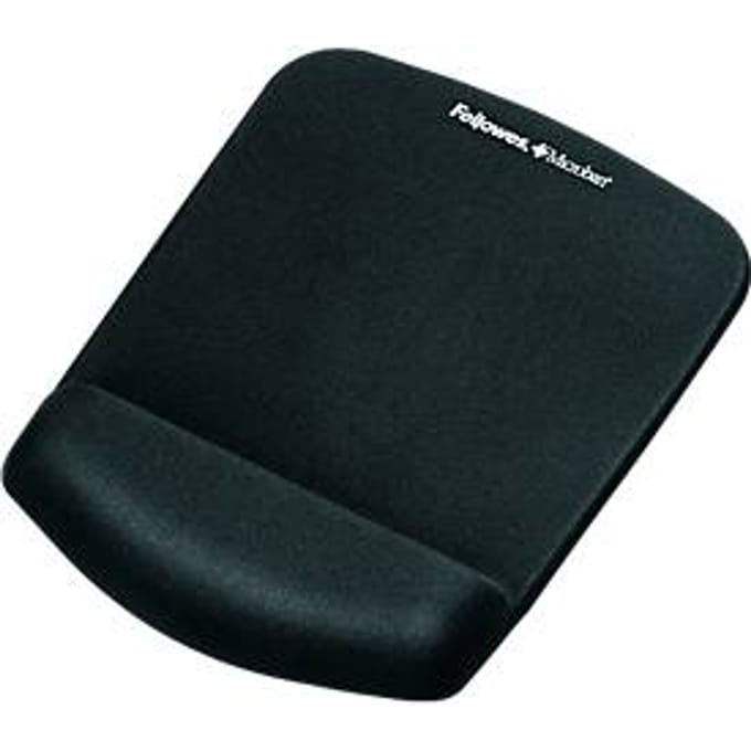 Fellowes Ergonomische Muismat met Polssteun – FoamFusion – Antibacterieel (Microban) – Anti-Slip – Zwart
