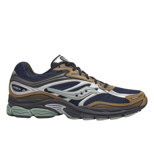 Saucony Progrid Omni 9 H Sneakers - Mesh - Heren - Blauw - Maat 44