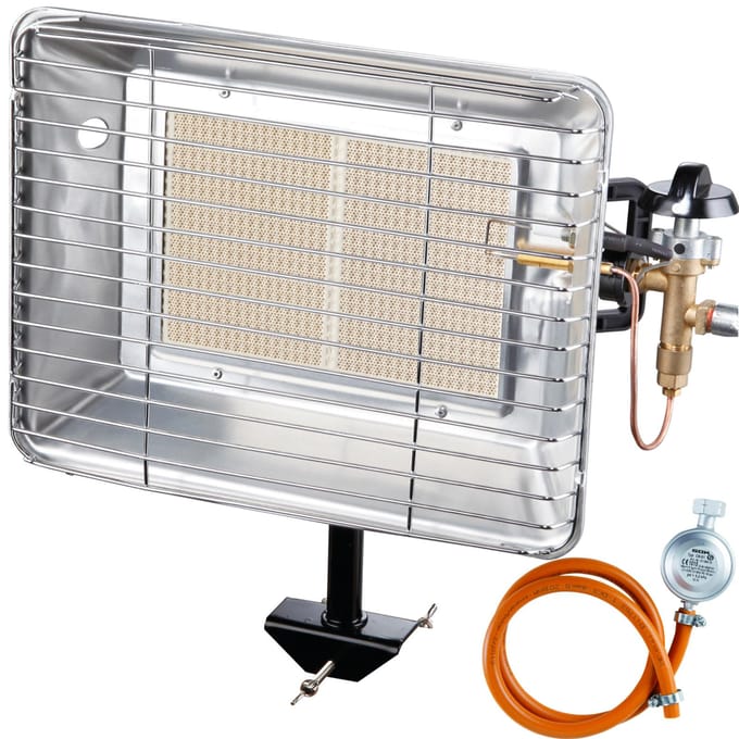 Meva BRI radiant heater for PB LPG gas cylinder