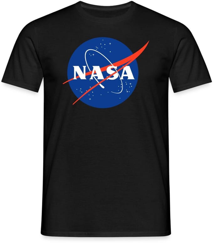 NASA klassiek logo T-Shirt Heren