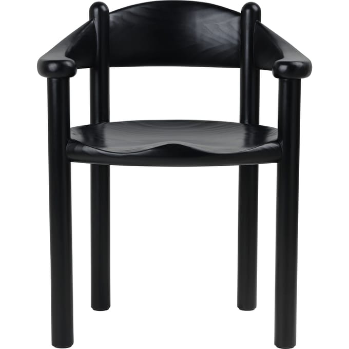 Gubi Daumiller eetkamerstoel - black pine