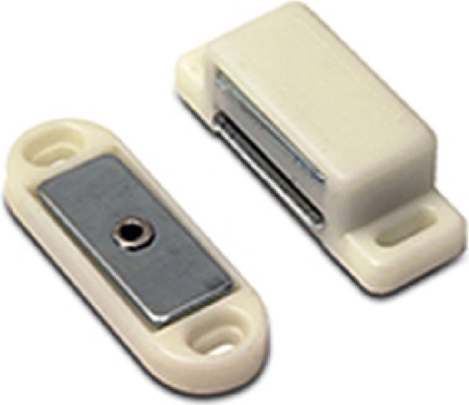 Dulimex Deurvergrendeling magneetsnapper; kracht 4 kg    DX-MC 8002B wit