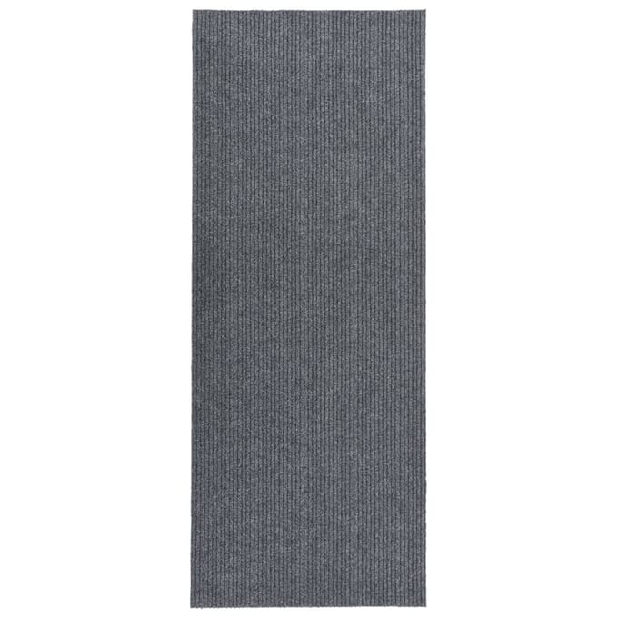 vidaXL - Droogloopmat - 100x300 - cm - grijs
