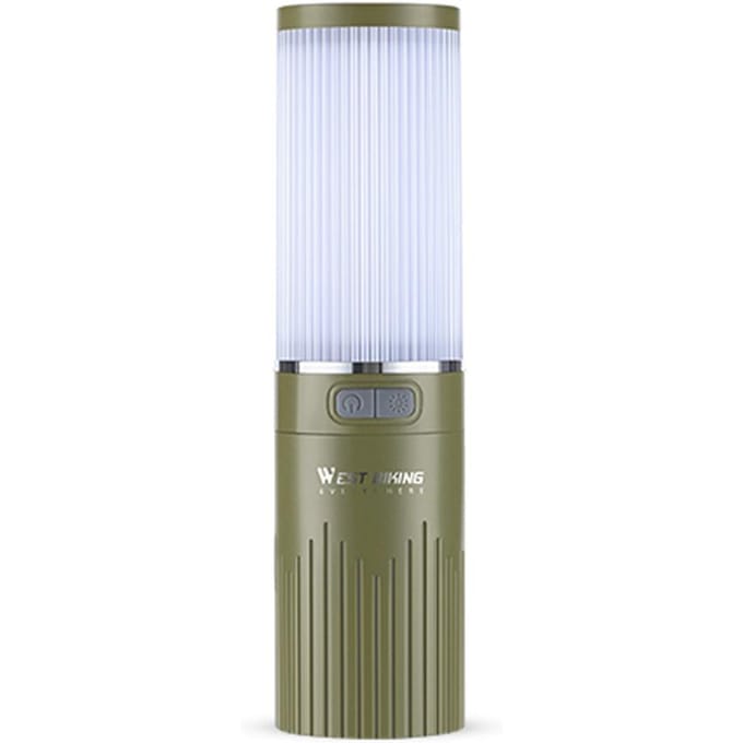 Multifunctionele campinglamp LED-campinglichtslinger Waterdichte tentlamp Werklamp met groen