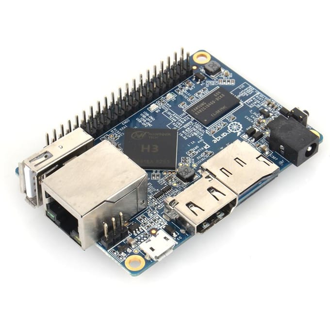 Une carte compatible avec Android Ubuntu Debian Raspberry H3 Quadcore A7