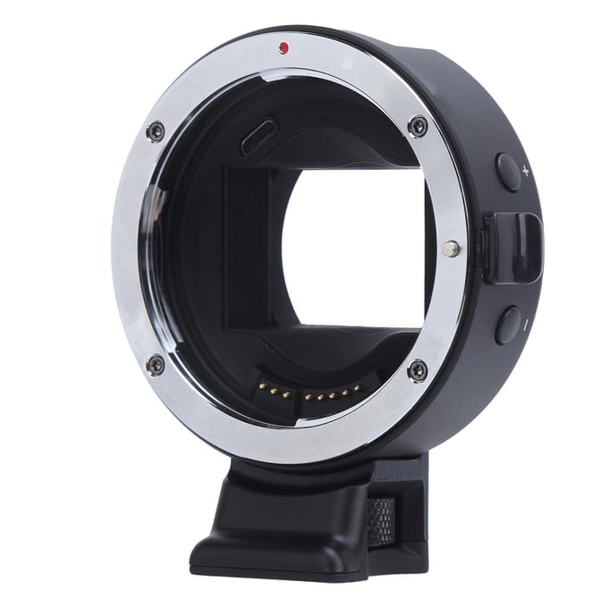 VILTROX EFE5 Autofocus Lensadapter voor OLED EF EFS Lens naar NEX Mount voor Sony A9 A7 gray