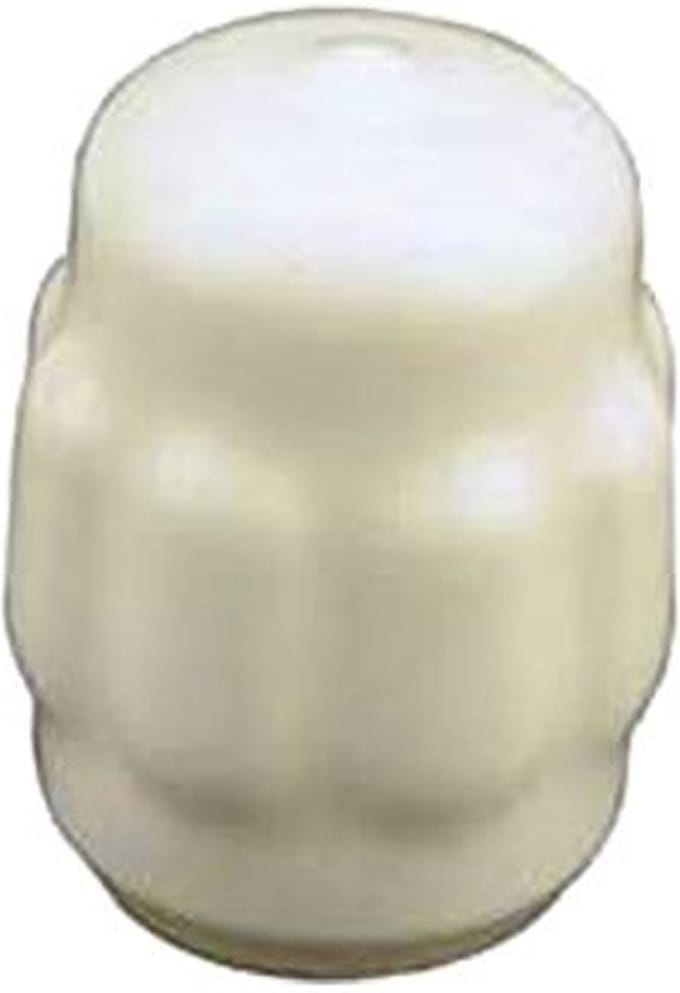 Qlinq Deurbuffer met kap wit 55mm