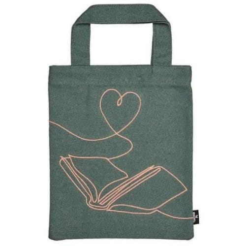 Libri_x boekentas katoen, formaat 20 x 25 cm. - boekenliefde