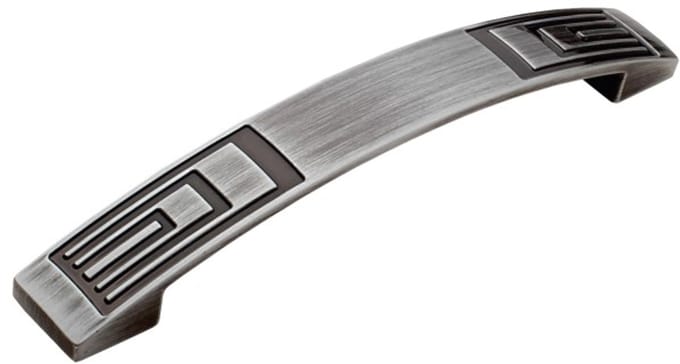 Gamet Serie - Meubelgreep - Zwart Nikkel Gepolijst - 128mm