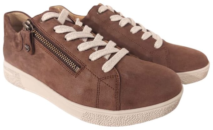 Hartjes Sneaker 162.2701/43 77.77 Donkerbruin Wijdte H