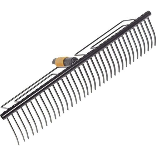 Fiskars QuikFit™ Gazonhark - Brede Hark - Tuinhark - Tuingereedschap -18 cm