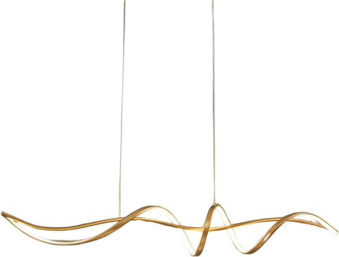 Kosilum - Lybella - Hanglamp - Goud - Aluminium en siliconen