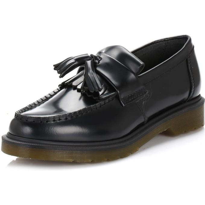 Winkel Voor Dr. Martens Adrian Gepolijst Glad Leer Zwarte Loafers