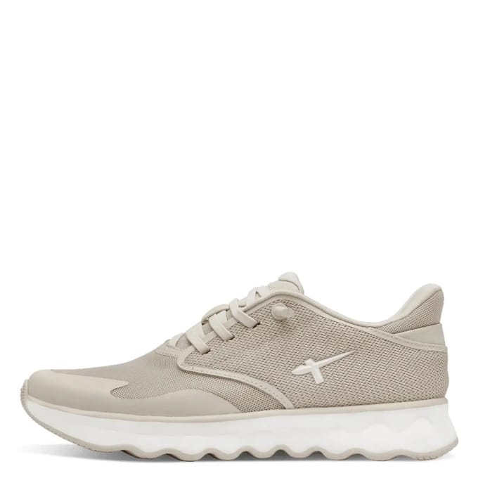 Tamaris Light Weight Sneakers beige Textiel