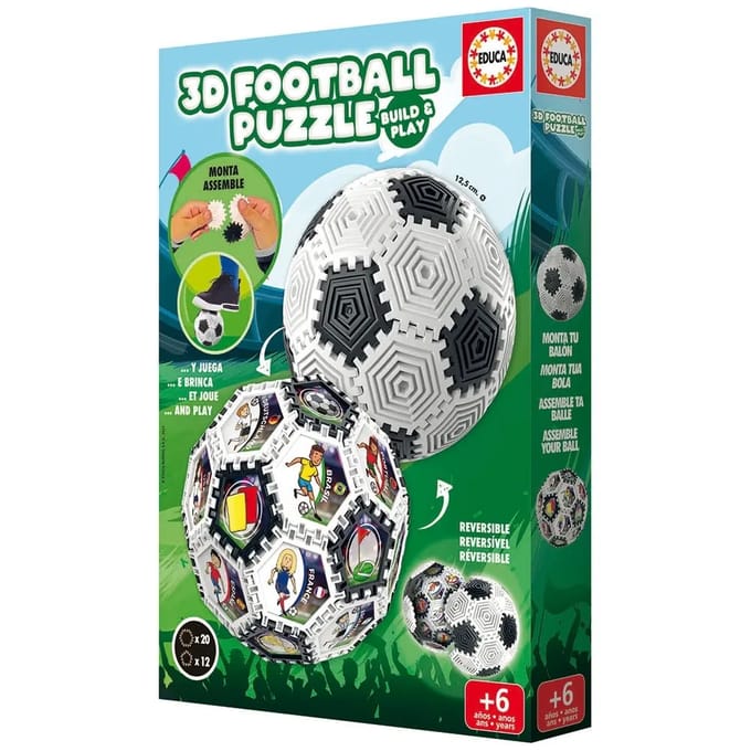 3D-puzzel Educa Balón Fútbol