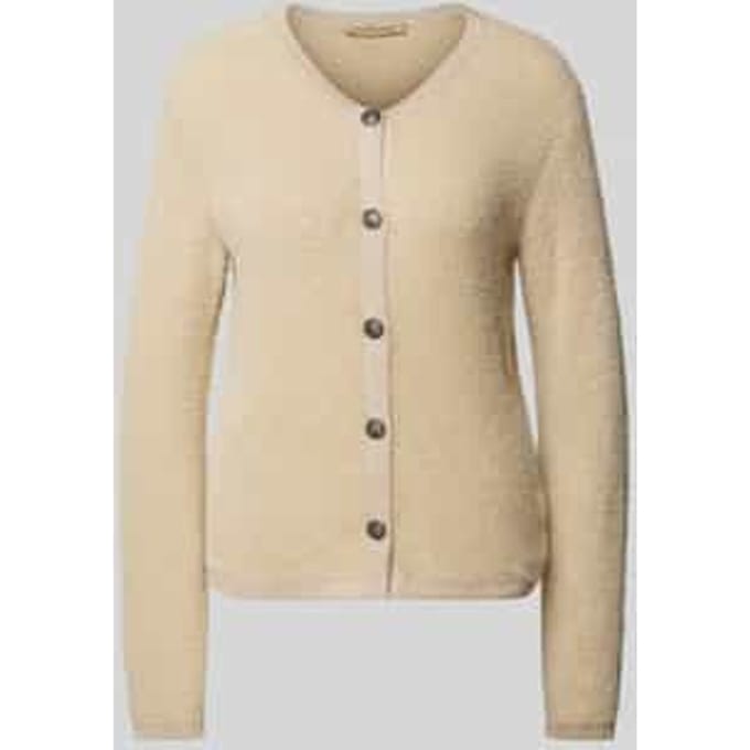Gebreide cardigan met ronde hals