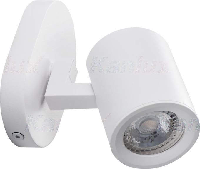 Laurin 1 wandlamp - plafondlamp spot - incl LED - wit