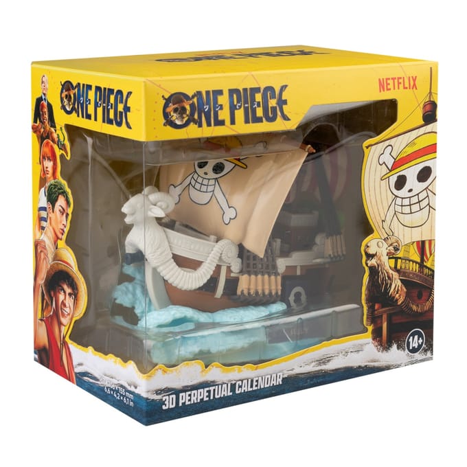 Grupo Erik One Piece - 3D Netflix Going Merry Perpetual Kalender - Multicolours
