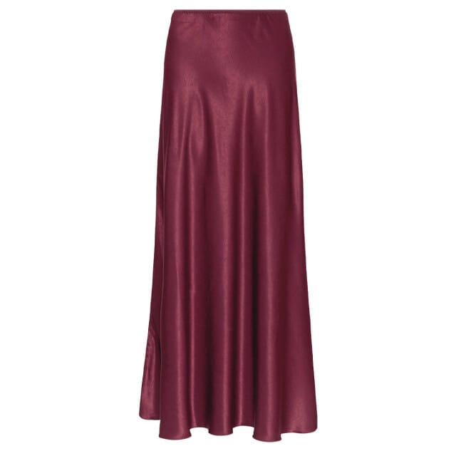 MSCH Copenhagen Mschnicolette Ullas Skirt Rokken Dames - Bordeaux - Maat M