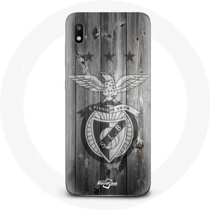 Coque - SLB Benfica - Samsung Galaxy A10 - Souple - Gris - Synthétique gris