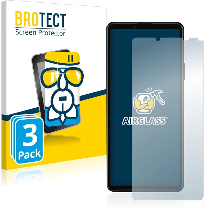 Screenprotector 3 Stuks voor Sony Xperia 10 III / 10 III Lite Beschermglas transparant