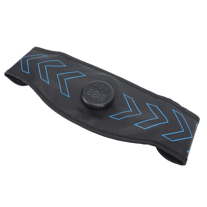 Stimulateur d'abdominaux, entraîneur de muscles abdominaux, 6 modes, stimulateur musculaire abdominal réglable pour exercices à domicile gray
