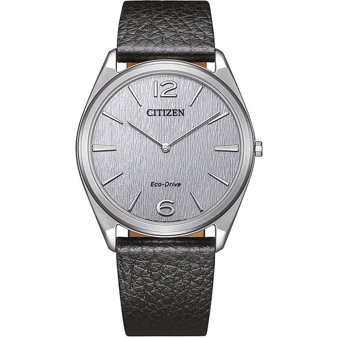 Citizen Suratto AR3120-16A Horloge - Leer - Zwart - Ø 38 mm