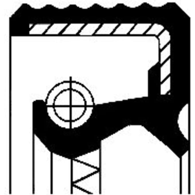 Oliekeerring, wielnaaf CORTECO 01018330B