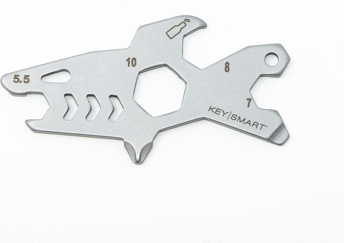 Sleutelhanger Mini Multitool Haai Shark Flesopener Moersleutel Schroevendraaier Fietsgereedschap Vis