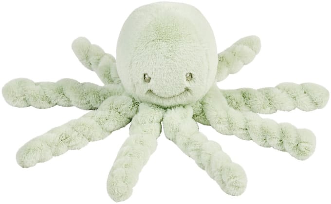 Nattou Lapidou Doudou Knuffel Octopus - 22 cm - Lindegroen
