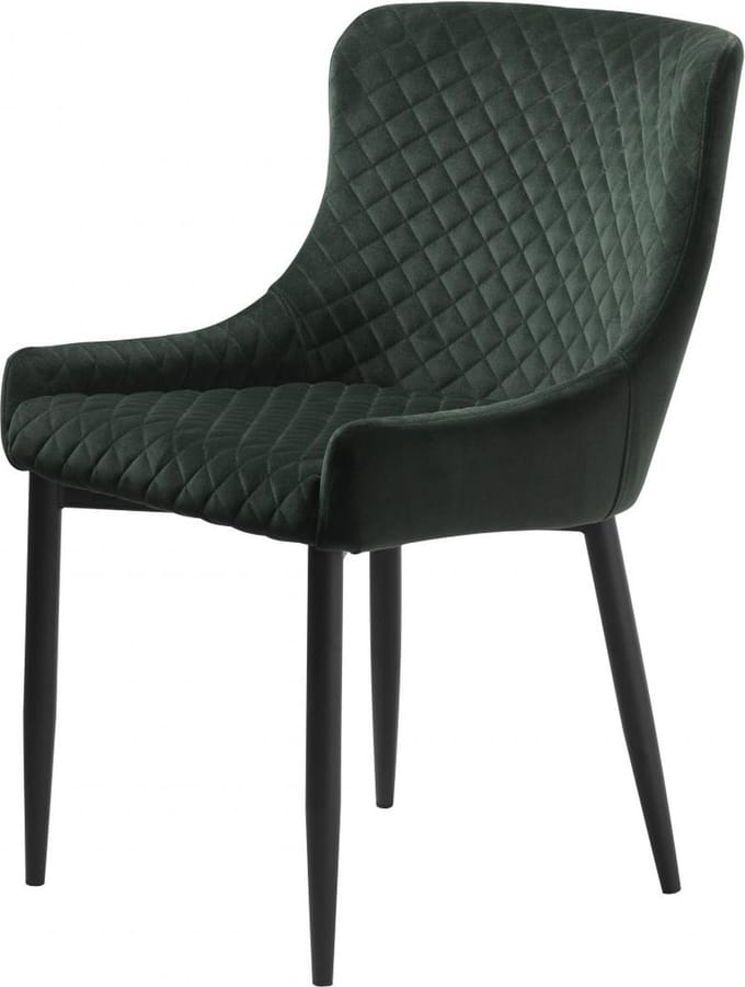 Nordic Home - Milly eetkamerstoel velvet - groen