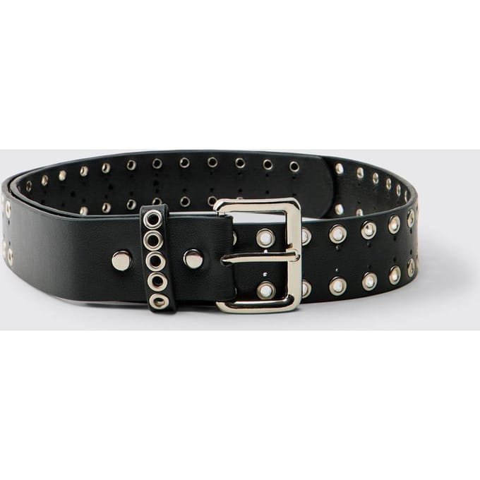 Pu Riem Met Studs | Black | Size Large/XL