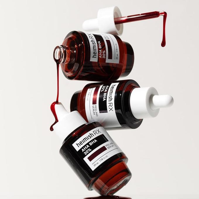 [heimish] RX AHA BHA 30% Peelingserum 35 ml black