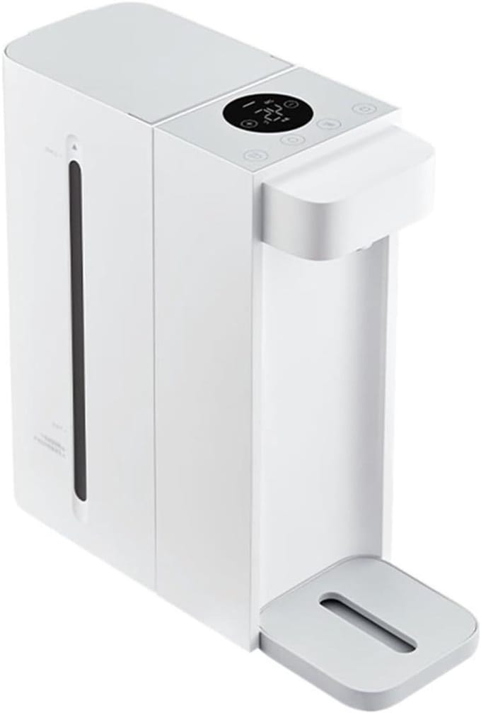 Heetwaterdispenser - Direct Warm Water - Snel Drankjes Maken - Instelbare Temperatuur - 2.5L Tank - Wit