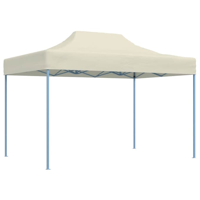 vidaXL - Partytent - inklapbaar - 3x4 - m - staal - crème