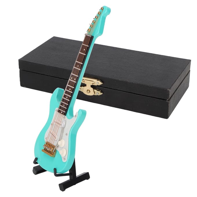 Mini Gitaar Replica Miniatuur Gitaar Muziekinstrument Model Huis Kantoor DecoratieS red