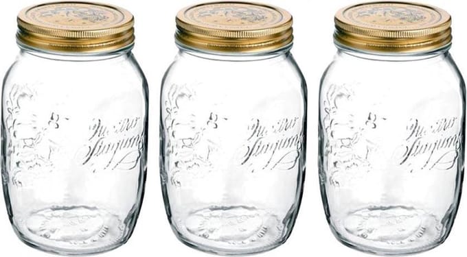 Bormioli Rocco Quattro Stagioni bokaal - 1 liter - Set-3