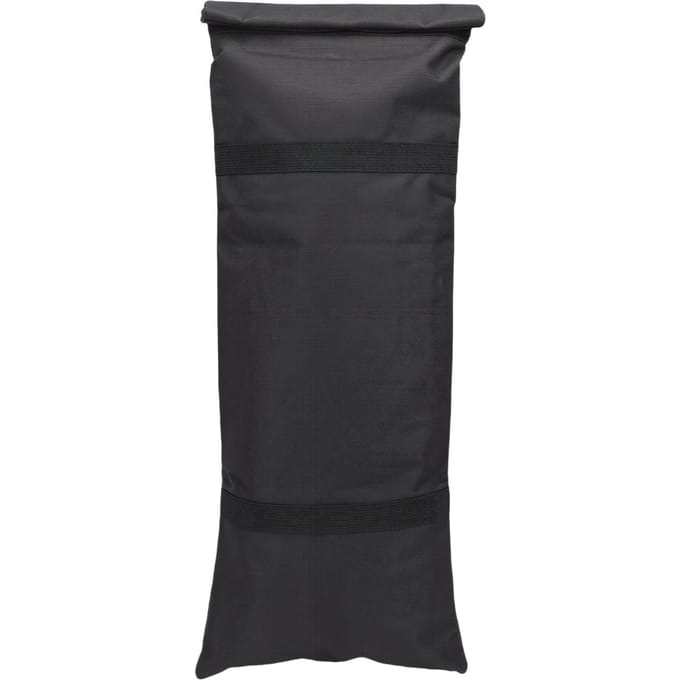 Poids de Base pour Parasol Sac de Sable Sac de Sable Imperméable Remplissable pour Meubles d'Extérieur Patio Jardin Arrière Design Courbé black
